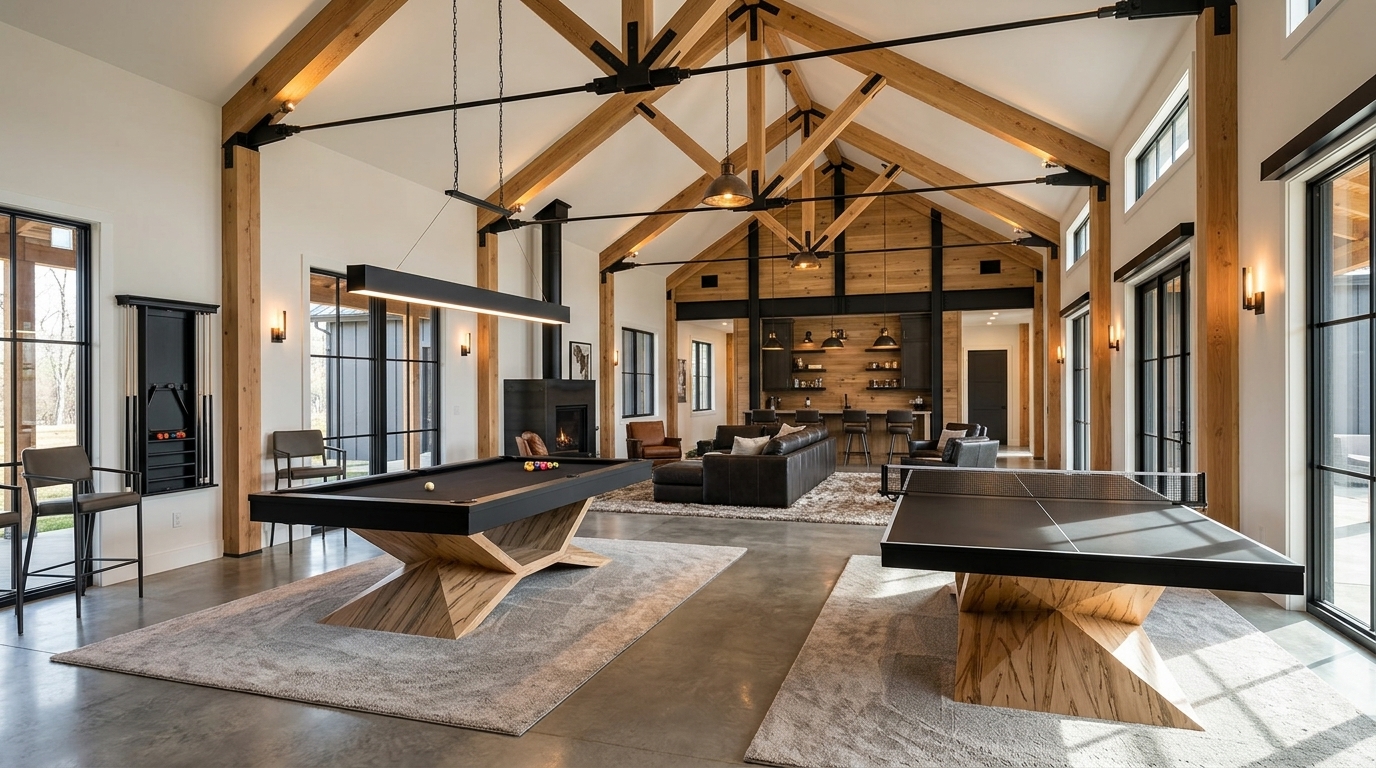 Barndominium Game Room Ideas: Designing A Luxury Recreation Space