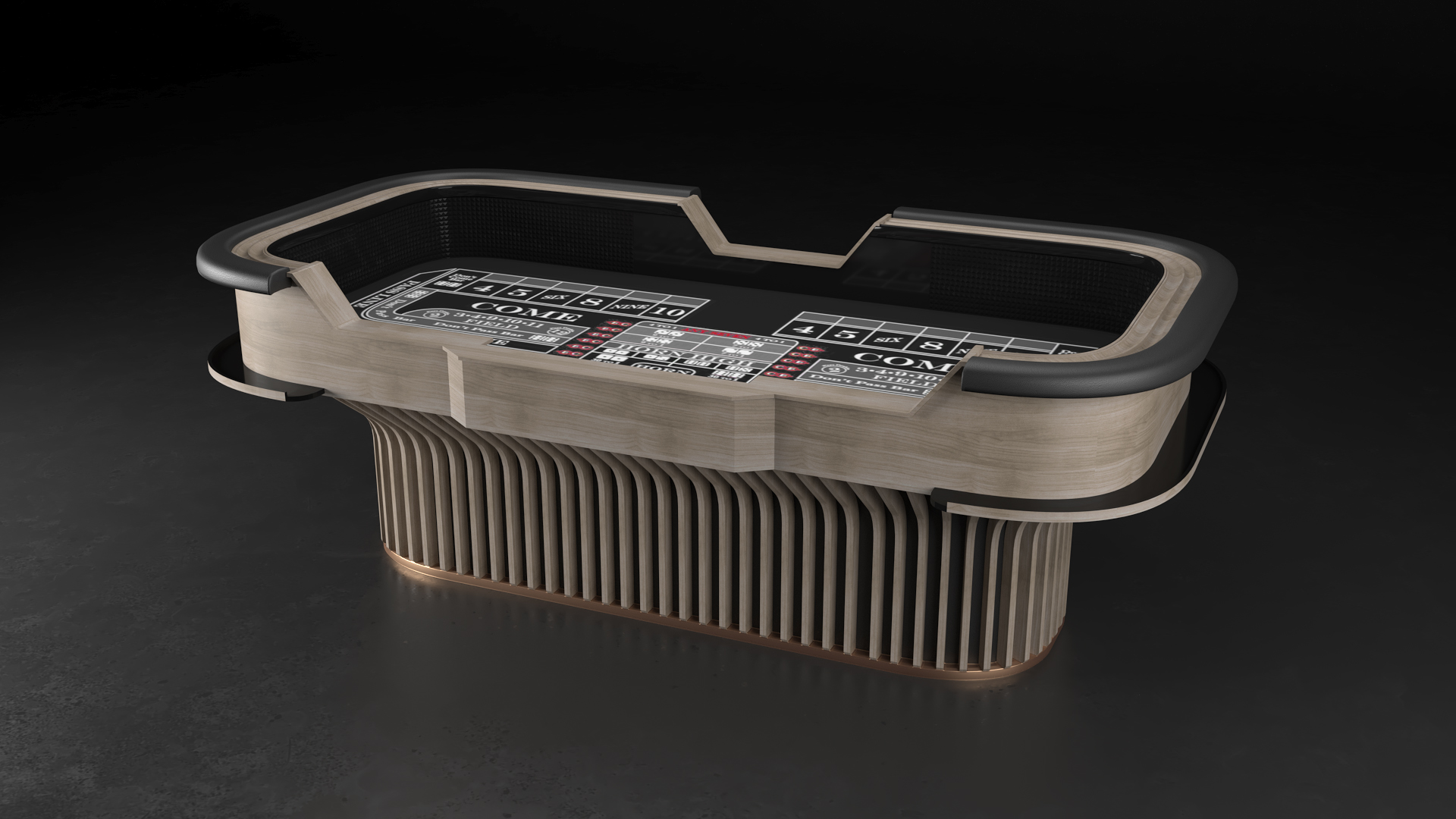Temple Craps Table