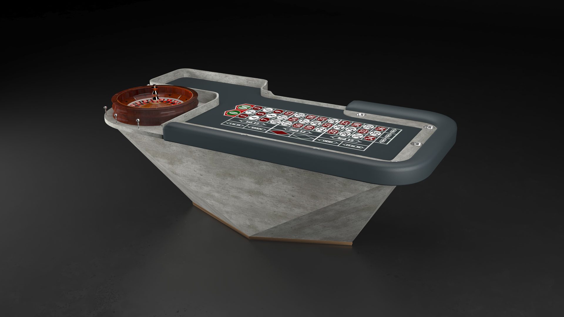 Pyramid Roulette Table