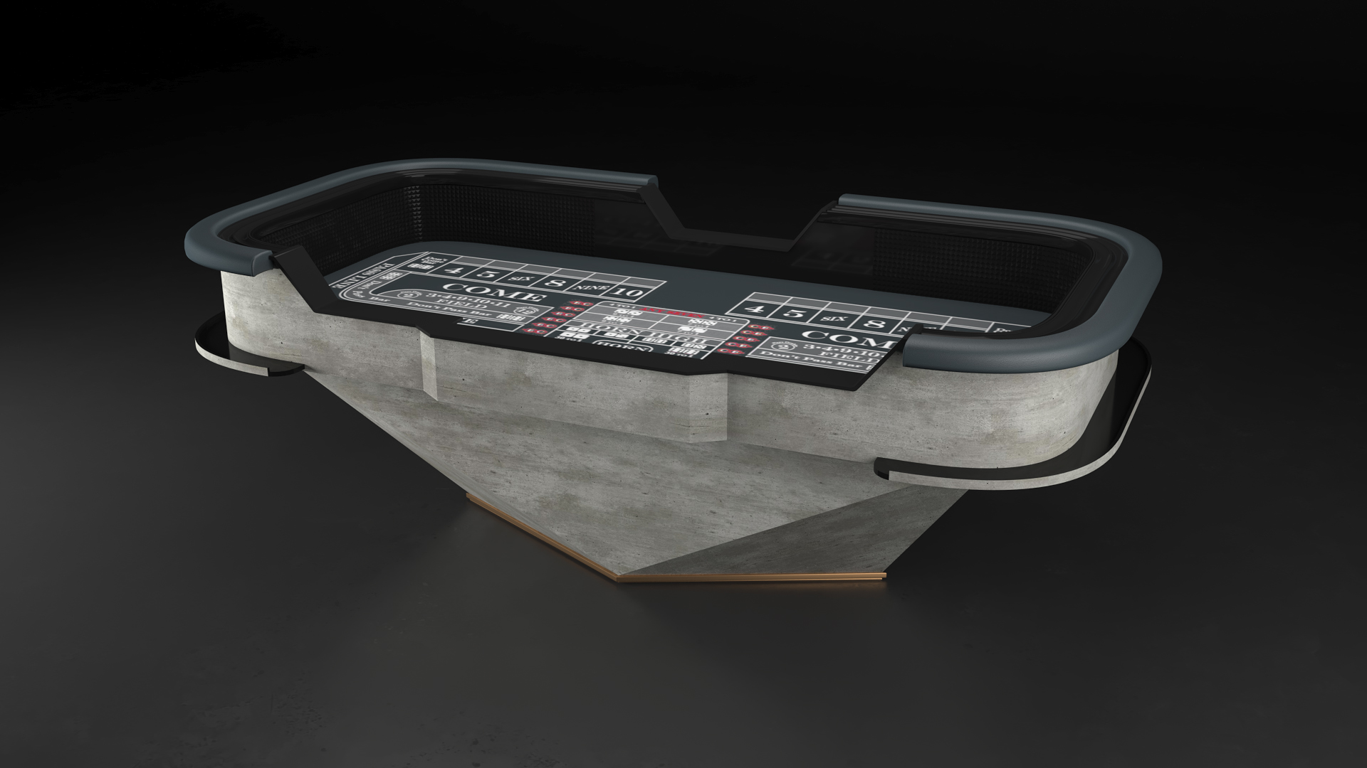 Pyramid Craps Table